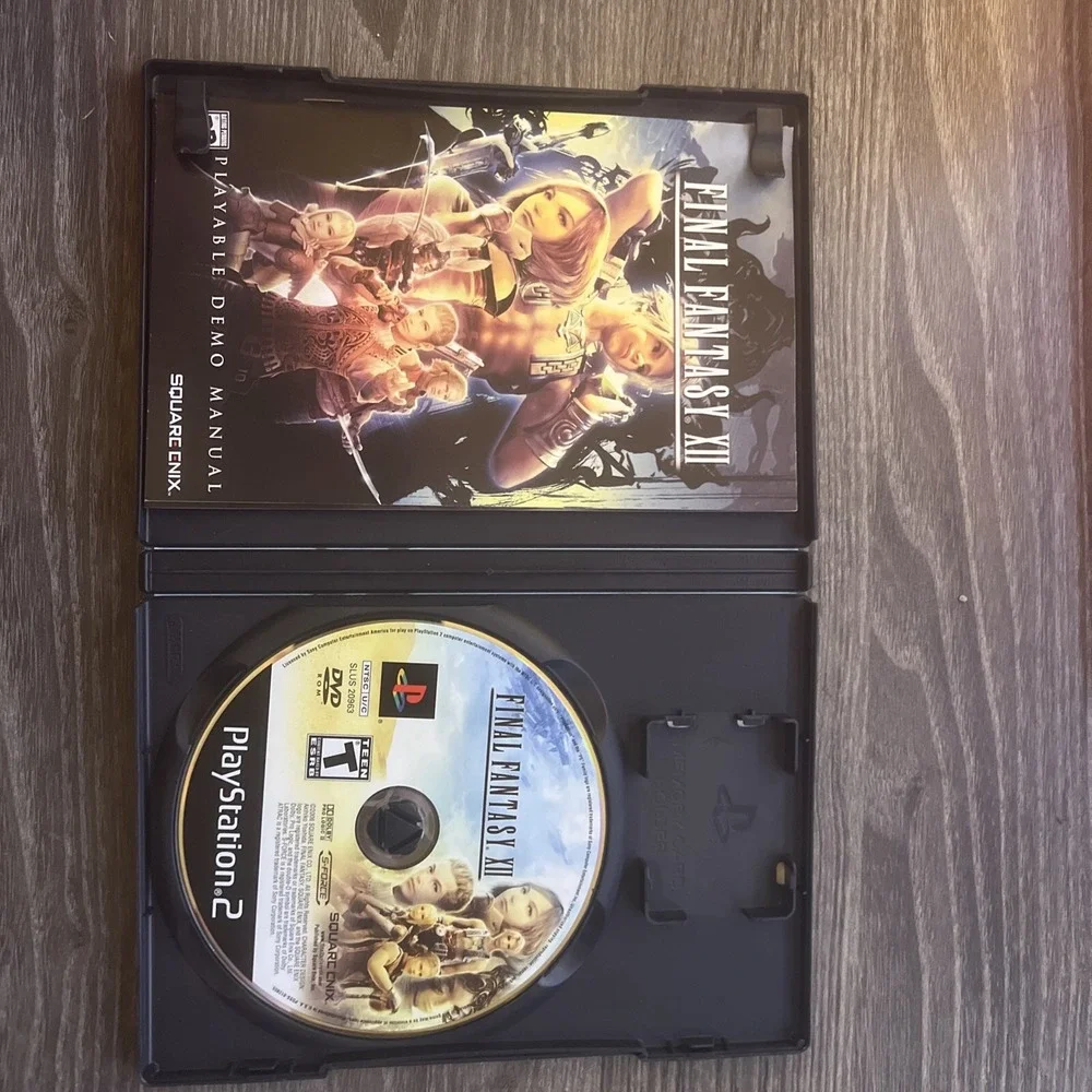 Final Fantasy XII‎ (Sony PlayStation 2, 2006) Complete w Manual